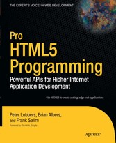 Pro HTML5 Programming - Powerful APIs for Richer Internet Application Development